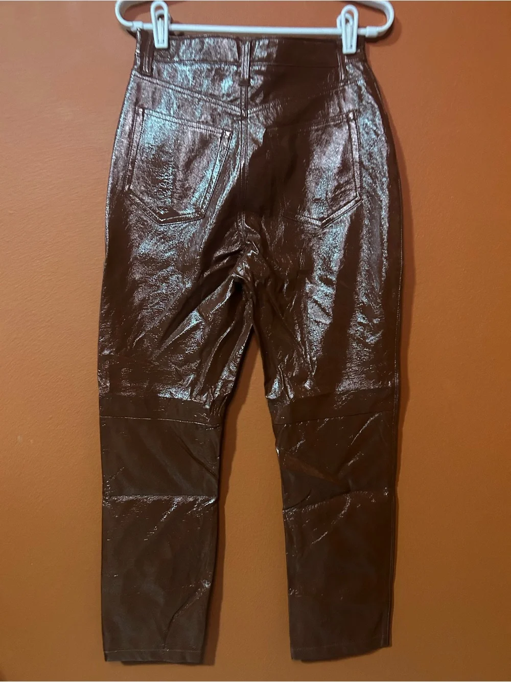 Abercrombie & Fitch Brown Glossy woman’s Pants - Picture 5 of 5